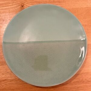 Anthropologie Mint Green Plate